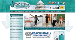 Desktop Screenshot of lymphedematreatmentact.org